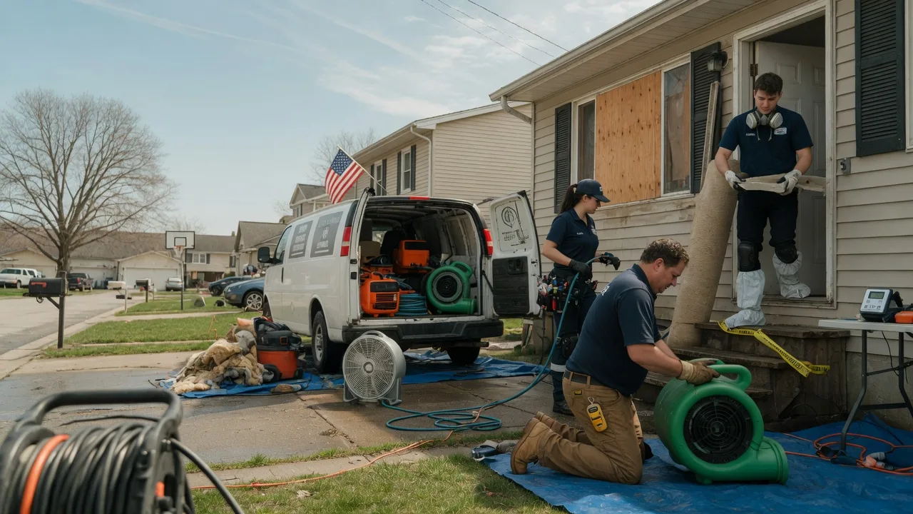 Water Damage Restoration in Bismarck, ND near me
